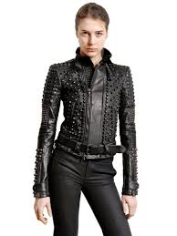 Black And Gold Motorcycle Jacket Ashlees Loves Studded Loved Info Ashleesloves Com Diesel Studded Nappa Leather Bicker Jacket Women S Leather Jacket Leather Jacket Black Black Leather