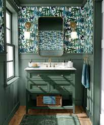 Find your perfect bathroom wallpaper with these innovative new ways to add pattern to your space. The Top 70 Bathroom Wallpaper Ideas Interior Home And Design