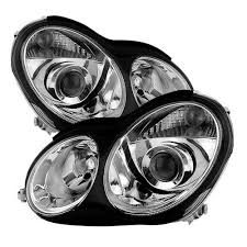 2001 2007 Mercedes Benz W203 C Class Sedan C200 C230 C240 C380 C320 C350 C32 Amg Projector Headlights Headlamps Replac Projector Headlights Headlights Mercedes