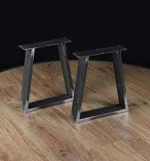 Pattes De Banc En Acier Jambes De Table De Cafe Jambes En Etsy Metal Table Legs Coffee Table Legs Metal Table Legs