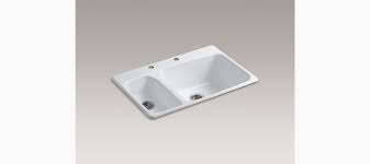 The inch is usually the universal unit of measurement in the united states, and is widely used in the united kingdom, and canada, despite the convertunits.com provides an online conversion calculator for all types of measurement units. K 5924 2 Lakefield Top Mount Kitchen Sink With Two Faucet Holes Kohler