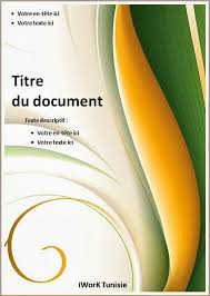 Modele Word Rapport De Stage Gratuit Document Online Cover Page Template Word Word Template Design Word Design