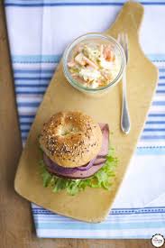 Bagel Mit Warmem Burgunderschinken Und Coleslaw My Cooking Love Affair Bagel Lebensmittel Essen Schinken
