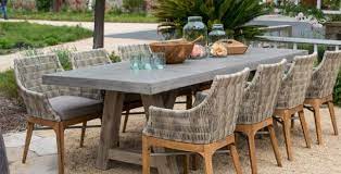 Bordeaux Concrete Top Table Outdoor Furniture Terra Patio Concrete Outdoor Dining Table Concrete Outdoor Furniture Modern Outdoor Dining Table