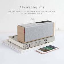 Mediasonic Teana Sound Wooden Bluetooth Speaker Gadgetsin Bluetooth Speaker Speaker Bluetooth