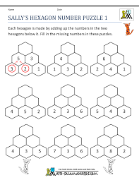 Print out the worksheet for each student. Math Puzzles For 1st Grade