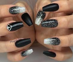 Cute Black Acrylic Nail Ideas 23 Cute And Simple Ideas For Ombre Nails Black Nail Designs Nail Designs Acrylic Nail Designs