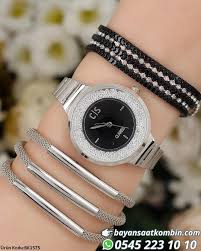 Saat Bileklik Kombini Bileklikler Saat Ile Birlikte Gonderilir Fiyat 49 99 Tl Bankakarti Kredi Kartihav With Images Watches Women Fashion Beautiful Watches Elegant Watches