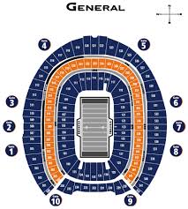 unfolded invesco field seat map invesco field seating chart