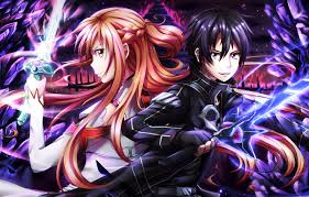 1319 asuna yuuki hd wallpapers and background images. Wallpaper Anime Art Characters Sword Art Online Sword Art Online Asuna Kirito Images For Desktop Section Syonen Download