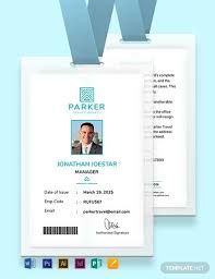 Get 13 identity card website templates on themeforest. How To Create A Employee Id Card 10 Templates To Download Free Premium Templates