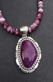 Pendant Sugilite Gemgrade Sterling Silver Signed Navajo Etsy Silver Jewelry Design Fine Silver Jewelry Turquoise Stone Jewelry