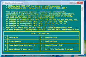 I Wrote Combinatorics Software To Generate Permutations Combinations For Numbers Or Words Powerball Theory Of Probability Words