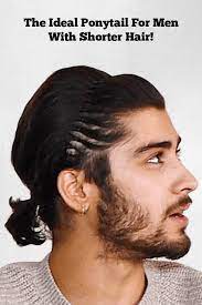 Stylish Men S Hairstyles Fadeshortmenshairstyles Mens Hairstyles Short Mens Ponytail Hairstyles Fake Short Hair