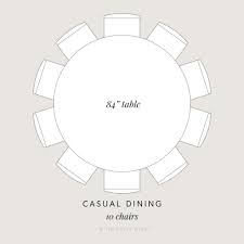 Find the number of ways to put everyone alternately in a line. Seating Capacity Guide For Round Dining Room Tables
