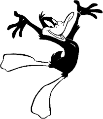 Funny Daffy Duck Coloring Pages Looney Tunes Daffy Duck Cartoon Coloring Pages Silhouette Cameo Crafts