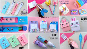 11 EASY CRAFT IDEAS | School Craft Idea/ DIY Craft/ School hacks/ Origami  craft/paper mini gift idea - YouTube