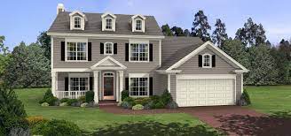 Two story homes with great rooms and first floor master suites. Two Story Colonial Style House Plans Best Home Style Inspiration