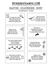 Printable copy of 14 bible treasure hunt clues. Diy Easter Scavenger Hunt Clues Free Printable Rubberstamps Com