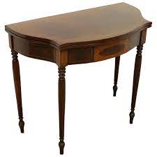 Favorite add to chippendale, hepplewhite and sheraton furniture design book lpbtreasures. Sheraton Style Fold Over Tea Table Georgian Antiques
