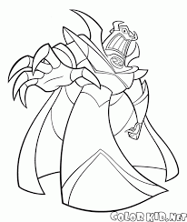 Emperor zurg coloring page template. Coloring Page Evil Emperor Zurg