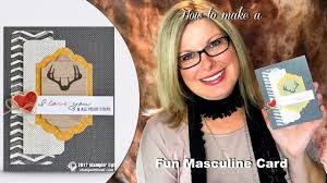 Simple cards for men are one of the top tutorial requests i get. How To Make A Funny Masculine Card Featuring The Stampin Up Bookcase Builder Stamp Set Youtube