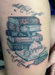 Stack Of Books Tattoos Google Search Bookish Tattoos Tattoos Book Tattoo