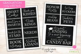 Maybe you would like to learn more about one of these? Graduation Candy Labels Printable Graduation Party Candy Etsy