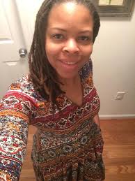 Wearing my mama design i created so i can get my business out there.