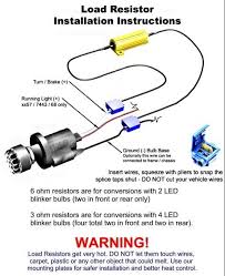You will wire a load resistor into the wiring of each light socket that has an led bulb and flashes. Diy Led Drl Turn Signal With Resistor Install Toyota Tundra Forum