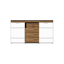 Shop our selection of modern contemporary bedroom sets online or in a scandinavian designs st. Wohn Concept Modernes Sideboard Lyon In Weiss Matt Eiche Altholz