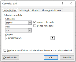 È la data di scadenza della lotteria italia. Excel Elenco A Discesa Condizionato In Excel Mummu Academy
