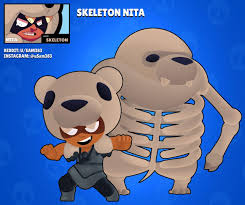 Each brawler has their own skins and outfits. Skin Idea Skeleton Nita Brawlstars