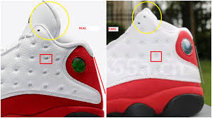 Black And Yellow Jordans 12 Real Vs Fake Here Is How You Can Bust The Fake Air Jordan 13 Cherry Bulls Arch Usa