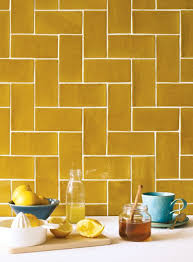 Carnival Oro Wall Tiles Http Www Firedearth Com Tiles Range Carnival Mode Grid Kjokkenfliser Vegg Gult Kjokken Kjokkenfarger