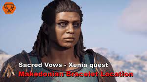 Assassin's creed odyssey tomb location guide. Assassin S Creed Odyssey Makedonian Bracelet Location Sacred Vows Youtube