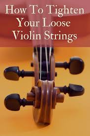 A normal violin has 4 strings. How To Tighten Your Loose Violin Strings Violin Strings Violin Violin Lessons