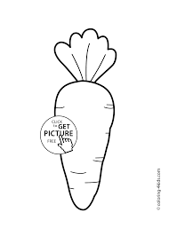 Online vegetable coloring pages are for toddlers and older kids. Carrot With Leaves Vegetables Coloring Pages For Kids Printable Free Page Vegetable Preschool Cauliflower Brinjal Picture Colouring Mushroom Garden Oguchionyewu