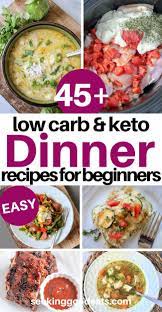 45 Easy Keto Dinner Ideas Lazy Keto Meals Seeking Good Eats Keto Dinner Keto Recipes Easy Recipes For Beginners