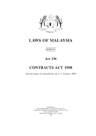 We did not find results for: Pdf Laws Of Malaysia Contracts Act 1950 Imad Mohamed Academia Edu