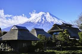 Mount Fuji rising above houses in Japan image - Free stock photo - Public  Domain photo - CC0 Images