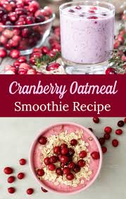 In recent years, smoothies have gained popularity for their nutritional value, especially among people who are looking for quick breakfasts on the go and those who want to get more fresh produce into their diets. Cranberry Oatmeal Smoothie Recipe All Nutribullet Recipes