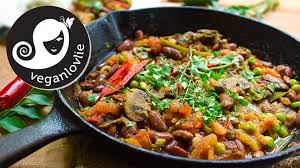 Red Kidney Beans And Mushrooms Rougaille Mauritian Creole Style Dish Vegetarian Recipes Dinner Vegetarian Dishes