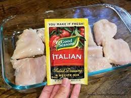 Italian Dressing Chicken And Veggies One Dish Baked Chicken Recipe