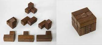 Wooden puzzle for adults a handmade 3d brain teaser soma cube from siammandalay. Pin On Diy Jp