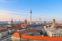 The huge steel ball of berlin's tv tower (fernsehturm) is the most conspicuous feature of the city's skyline and an attraction for more than one milli. Fernsehturm Berlin Wikipedia