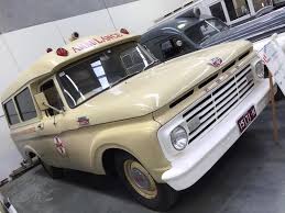 Nswas supplied the car and two volunteer officers drove it, following the rally from sydney to the official start in bourke, then on to broome wa. Vehicle Motor Ambulance Ford F100 1963