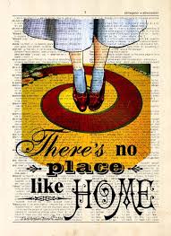 Wizard Of Oz Print There S No Place Like Home Etsy Wizard Of Oz Yellow Brick Road The Wonderful Wizard Of Oz