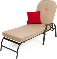 What types of fabrics are. Amazon Com Best Choice Products Adjustable Outdoor Steel Patio Chaise Lounge Chair Furniture For Patio Poolside W 5 Positions Uv Resistant Cushions Brown Beige Patio Lawn Garden