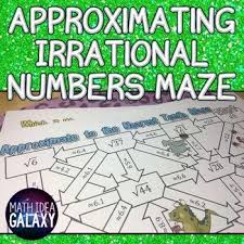 These 3 Mazes Are A Great Way To Practice Approximating Imperfect Square Roots And Cube Irrational Numbers Math Games Middle School Differentiated Math Centers